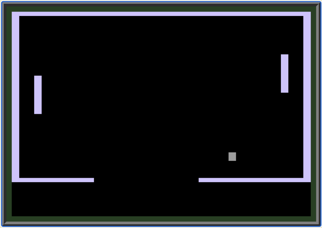 A Simple Pong Game Written In BASIC