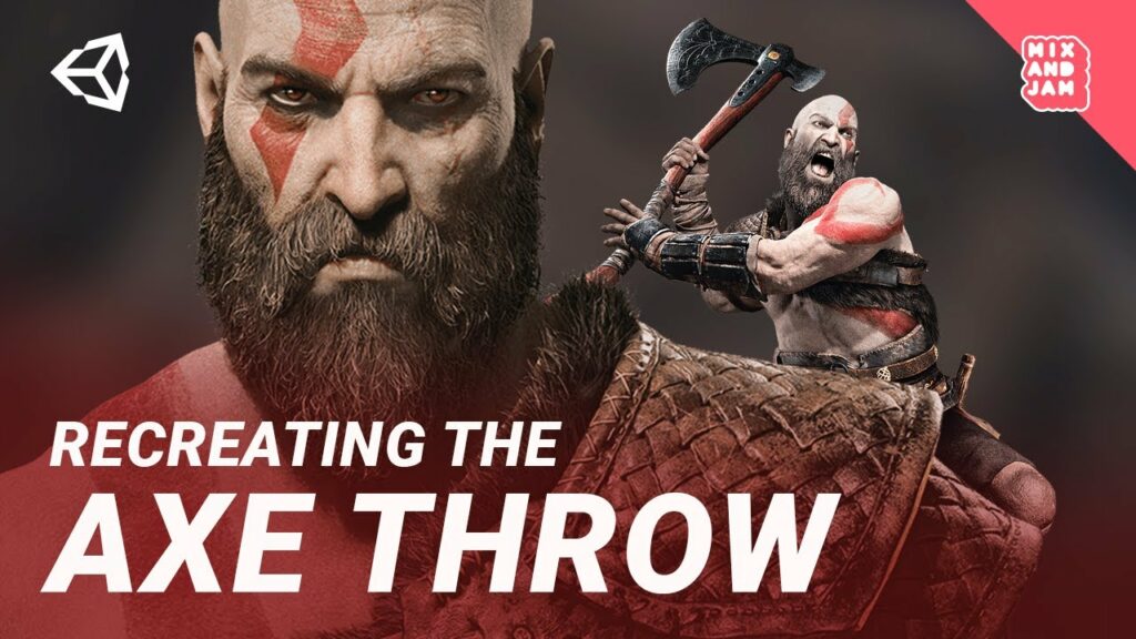 Mix and Jam recreating the axe throw from the god of war video game